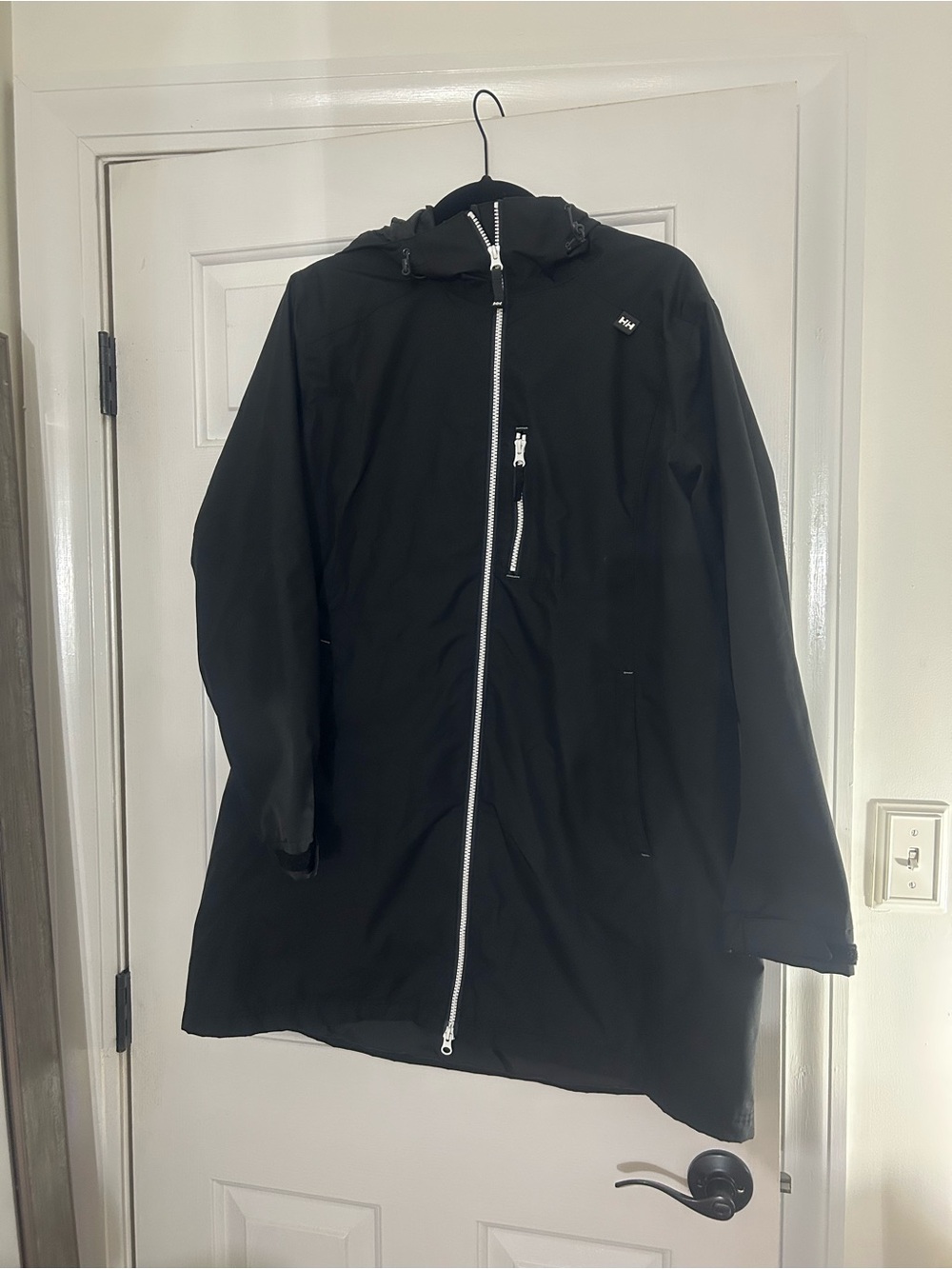Helly Hansen long Black Belfast rain coat